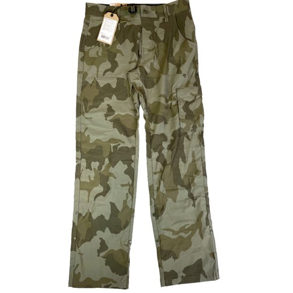 PrAna Stretch Zion Pants II - Men's Slim Fit Hiking Pants, Water-Repellent, Recycled Nylon With Utility Pockets